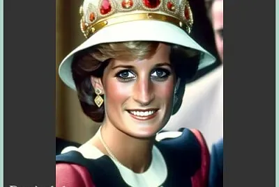 Dessin de la  Princesse Diana