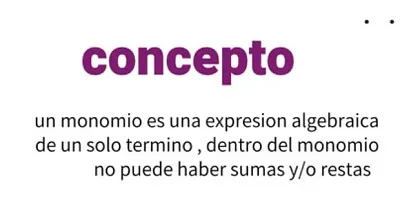 Monomios