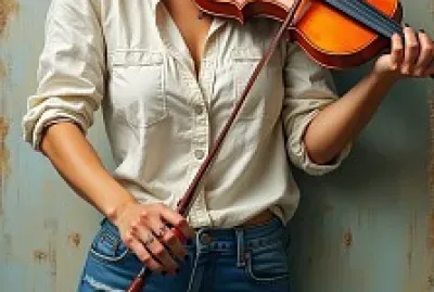 fille violon jigsaw puzzle