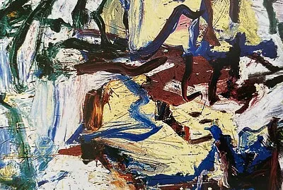 פאזל של De Kooning  "Dont le nom est écrit sur l 'eau "