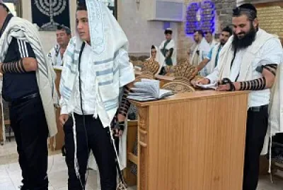 אחיני היקר משה אהרון בבר המצווה שלו