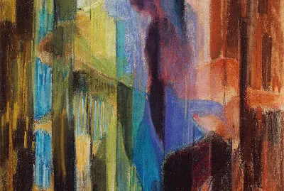 Kupka femme cueillant des fleurs 1913