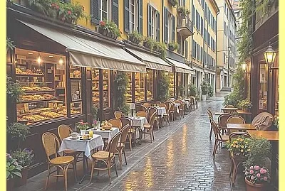 Ruelle d ' 'Italie sous la pluie jigsaw puzzle