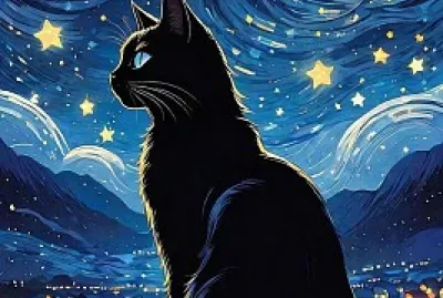 Miau La notte stellata
