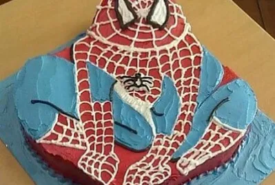 Spiderman cake for Spidermark!