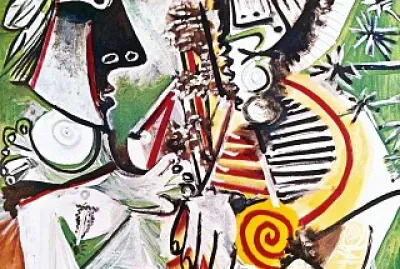 Picasso couple jigsaw puzzle