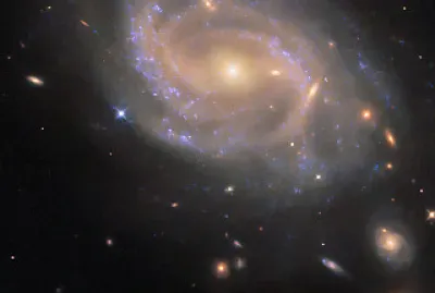 Galaxia espiral giratoria