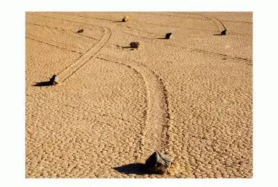Sliding Stones - Death Valley California