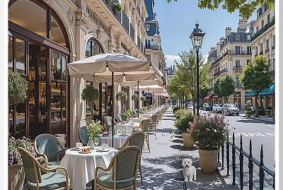 פאזל של Un quartier chic à Paris