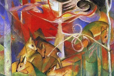 Franz Mark cerfs dans la forêt jigsaw puzzle