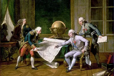 Nicolas Monsiau Louis XVI et Lapérouse