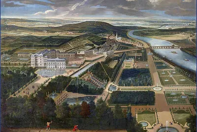 Allegrain vue de Saint-Cloud XVIIème s