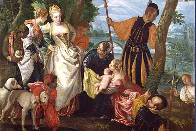 Véronèse Moïse sauvé des eaux jigsaw puzzle