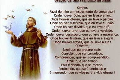 OraÃ§Ã£o de SÃ£o Francisco de Asis