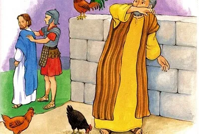 פאזל של Pedro niega 3 veces a Jesus