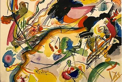 Kandinsky étude 1912