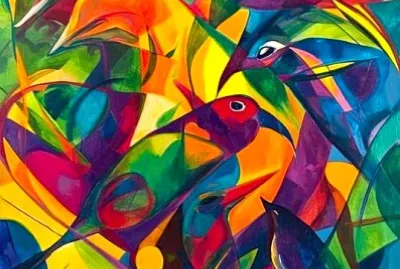 oiseaux dans la forêt