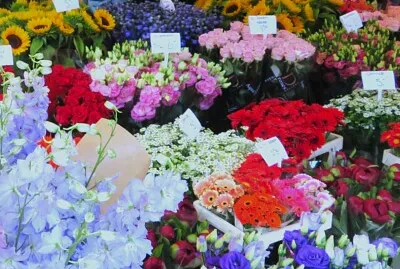 Blumen-Markt jigsaw puzzle