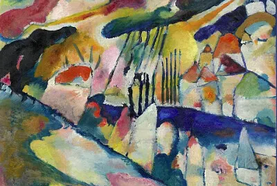 Kandinsky Paysage de pluie 1914