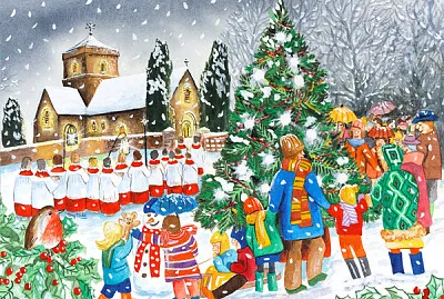Angleterre choeur de Noël jigsaw puzzle
