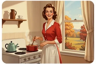Un dimanche d 'automne dans les années 1940