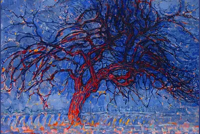 Mondrian l 'arbre rouge 1910