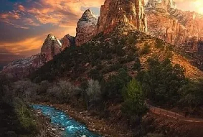 פאזל של Parque Nacional Zion-Utah