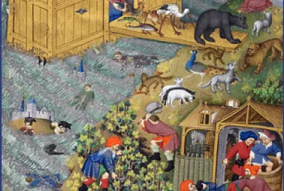 sortie de l 'arche de Noé 1410