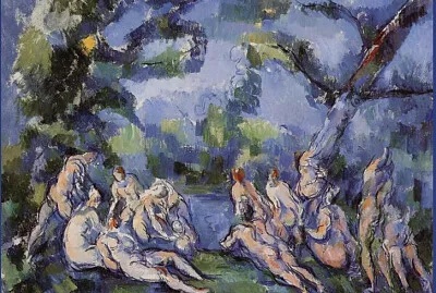 Cézanne les grandes baigneuses