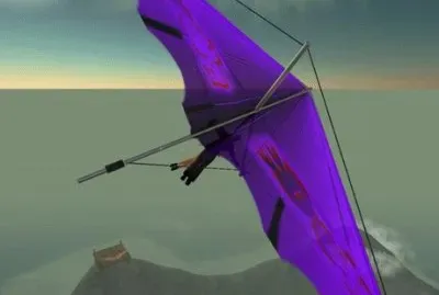 Purple Hang Glider