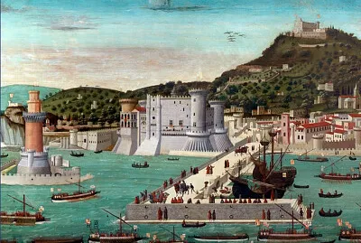 Rosselli vue de Naples 1472