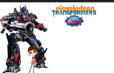 TRANSFORMERS X little pet shop