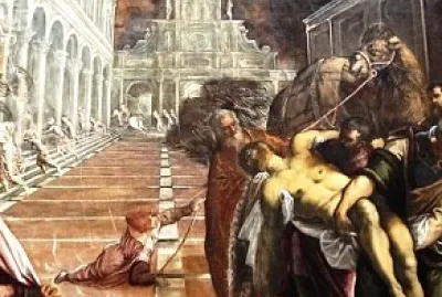 Traslado del cadáver de San Marcos