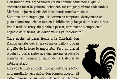 Análisis de las partes de una leyenda