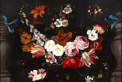Jan Brueghel Guirlande de fleurs