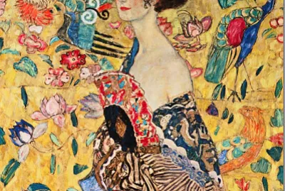Klimt la dame à l 'éventail
