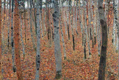 Klimt bois de bouleau