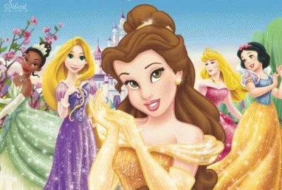 Tiana Rapunzel Belle Aurora SnowWhite