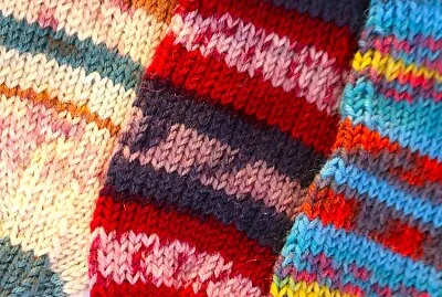 gestrickte Socken