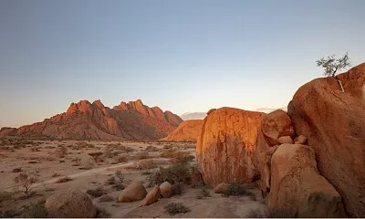 Atardecer en el desierto
