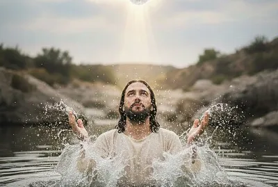 Jesus baptism 2 jigsaw puzzle