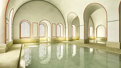 Roman Bath - Thermes de Chassenon - France