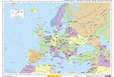 mapa politico de europa jigsaw puzzle