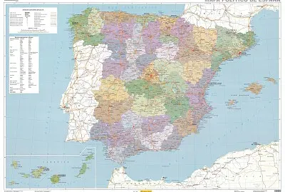mapa politico españa jigsaw puzzle