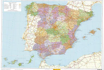 mapa politico españa jigsaw puzzle