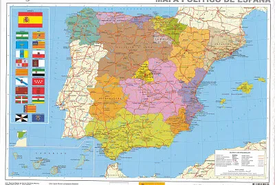 mapa politico españa jigsaw puzzle