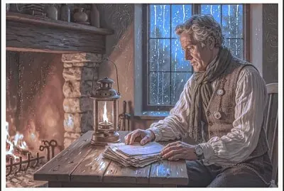 פאזל של Moment de lecture près du feu