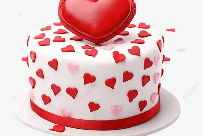 pastel de san valentin