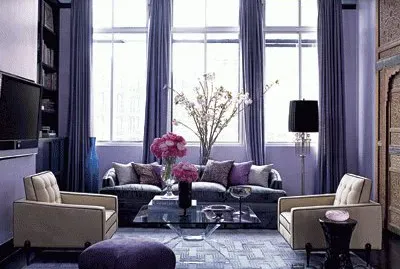 Mauve Living Room