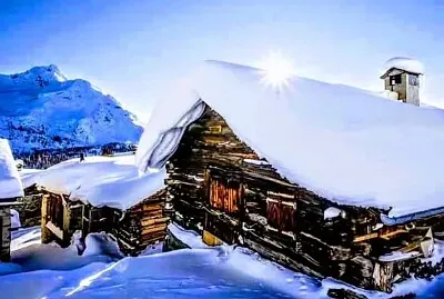 Casa nevada en Vielha-Vall D 'Arán